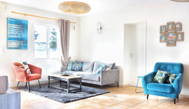 Le Poulpe Bleu - Maison 6p avec jardin