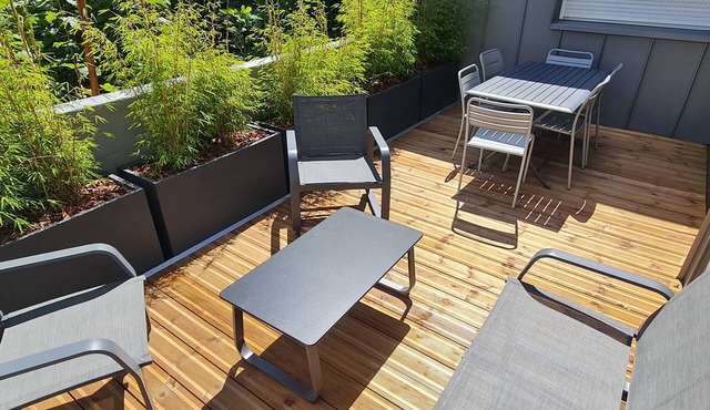 LE POULORIO TERRASSE - T3 RDC - 2 salles de douches * ByLocly *