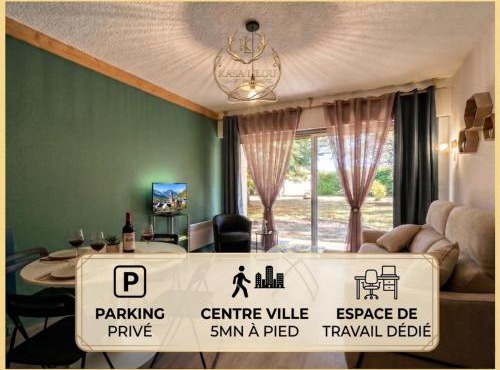 Le Pré Carré - Idéal Couple - Détente et Therme à proximité - Terrasse - Calme - Randonnée & Cyclisme - Nature - Esprit Appart'hotel - OFFRE SPÉCIALE PRINTEMPS