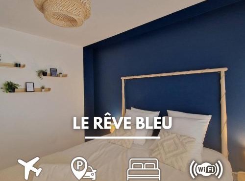Le Rêve Bleu Jardin Parking Aéroport MEETT