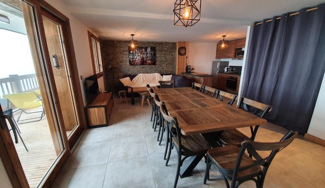 Le Repaire des Loups - Appart neuf 12 pers 4 chambres - location à la semaine