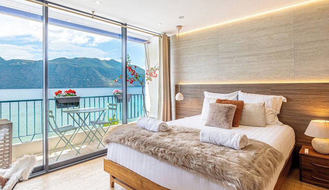 Le Rivage Alpin - vue lac et spa