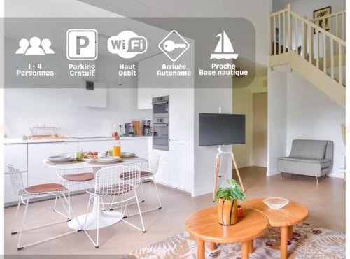 Le Riviera Port Cergy - Elégant Duplex étoilé