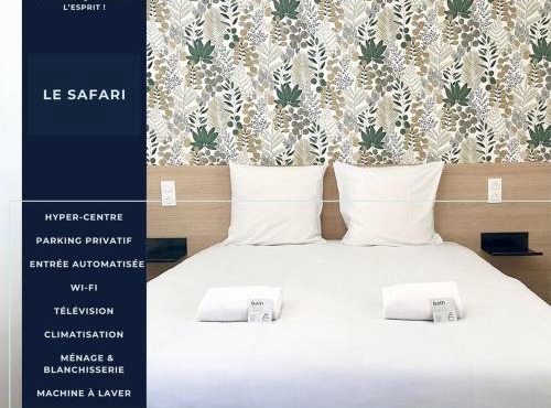 Le Safari - Neuf - Parking Privé - Calme - Wifi - Clim