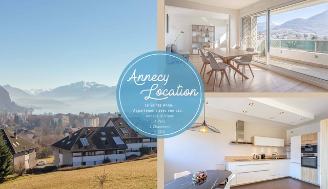 Le Sainte Anne- appartement avec vue Lac.