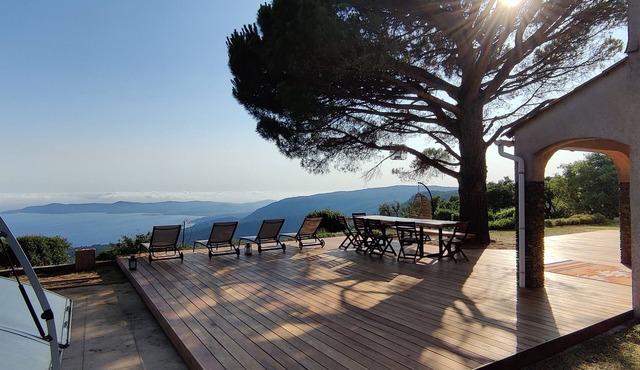 Le Sauvaire panoramic villa.