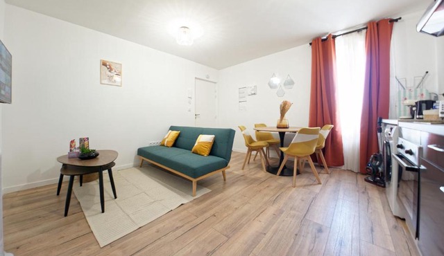 Le Soleilcasa - 3 personnes - bureau & wifi