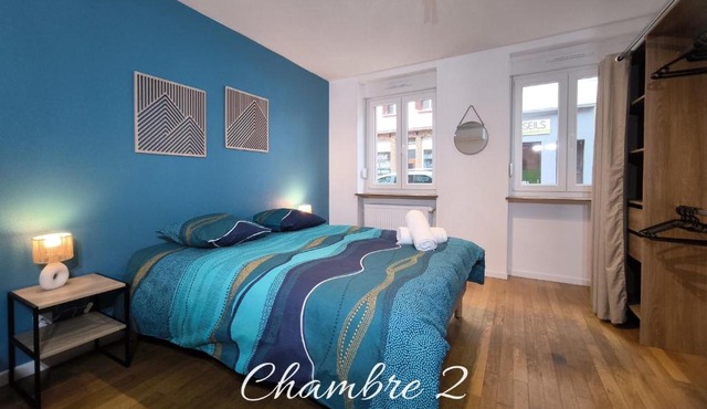 Le Spacieux - centre-ville - 4 chambres - 8 pers