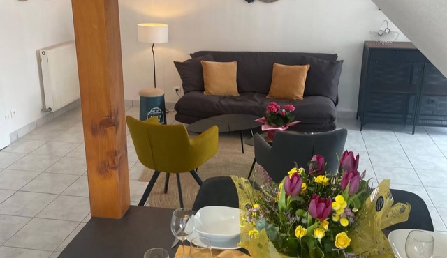 Le square Spacious apartment with terrace & garage, quiet location near Colmar