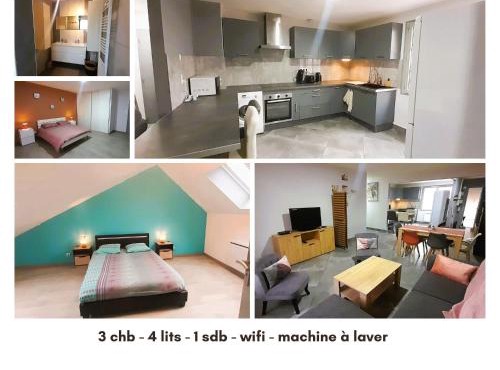 Le St Roch - appart 6-8 pers - wifi - centre ville
