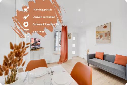 Le Terracotta proche Centre Ville et Caserne