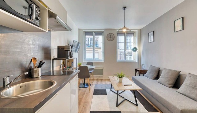 Le Thibaut : studio rénové au coeur de Rouen