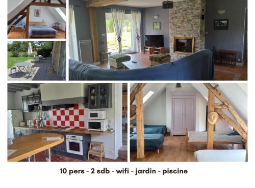Le Tilloux - 10 pers - jardin - piscine - wifi