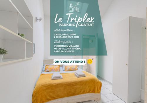Le Triplex, 2 chambres, 2 salles de bain