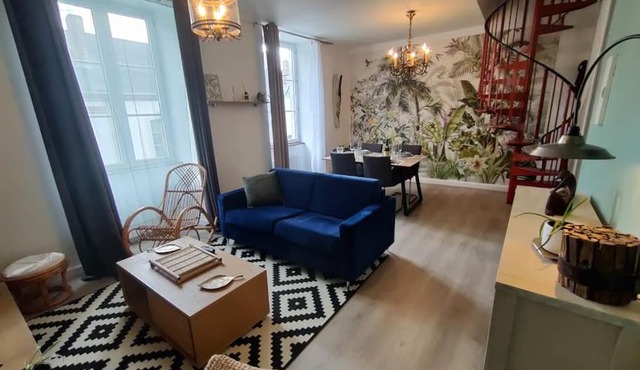 Le TROPICA Appartement 2 chambres, plein Sud centre ville de VITRÉ