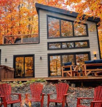 Le Vünik, Lac des Plages entre Tremblant Montebello