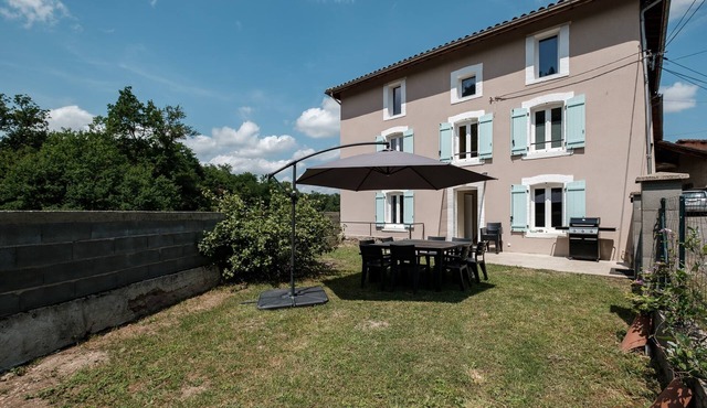 Le Verdier - Charmante maison pour 10 avec jardin