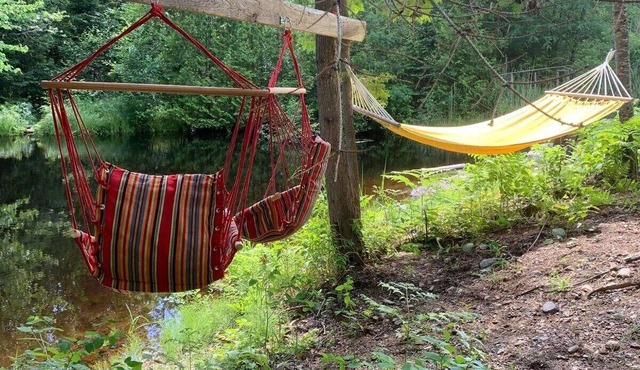 Le Victoria, Chalet en pleine nature avec étang
