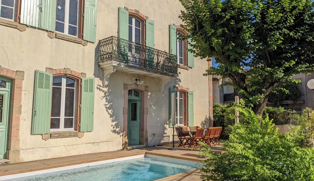 Le Vieux Tilleul - Charming villa with heated pool near Uzès