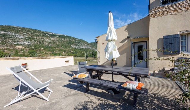 Le Viguier - Maison avec terrasse, vue montagne