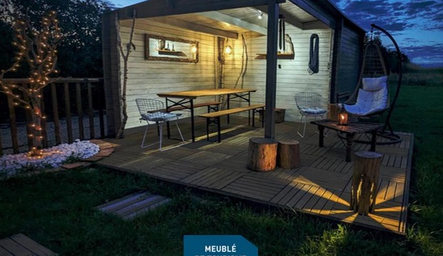 Le Woody Lodge, Large cottage with wooden deck and chalet with garden view next to Fontainebleau Forest