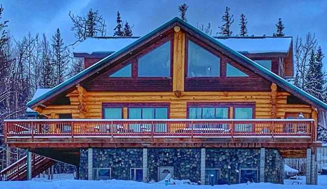 Legacy Mountain Lodge sits on a private 40 acre field with Mountains views.