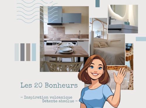 Les 20 bonheurs - Cosy pour 2 pers - Check-in 24-24