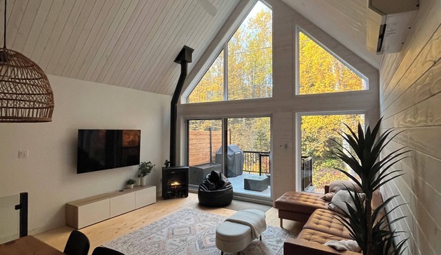 Les 3 versants - Scandinavian chalet, new construction at Mont-Édouard
