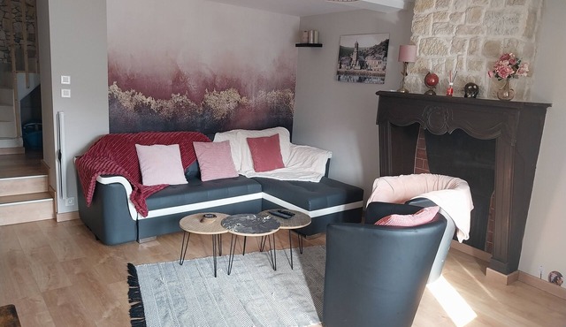 "Les 4 Fils Aymon" House overlooking the Meuse.