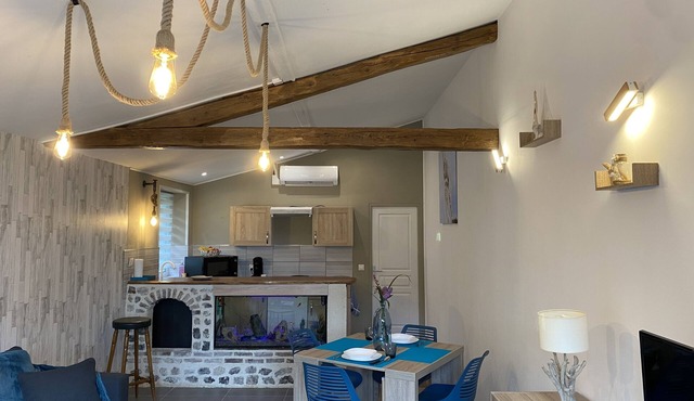 Les 4 seasons, magnificent accommodation with terrace and garden