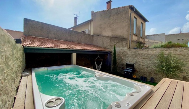 Les Bulles de Carca - Maison avec spa de nage