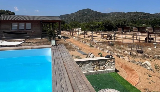 'Les Chalets De Tesa' with Mountain View, Wi-Fi and Air Conditioning