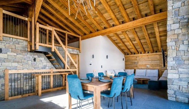 Les Chalets du Pic : 26 pers panoramic view