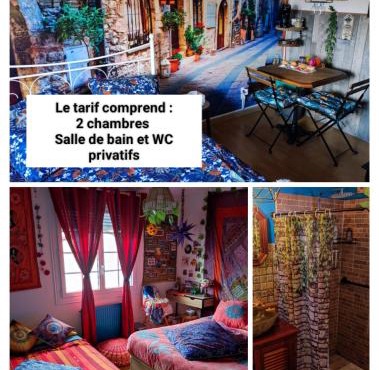 Les chambres de la casa d'Elena
