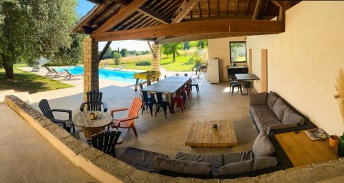 Les chambres de Lagarrigue, soirée étape