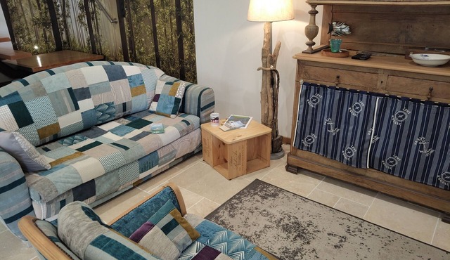 Les Chênes Verts. House in the woods near the beach 6 people (Recent)