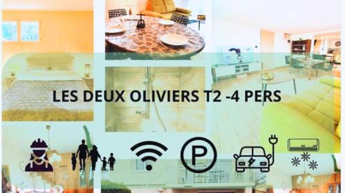 Les Deux Oliviers T2 Cozy Clim Free Parking