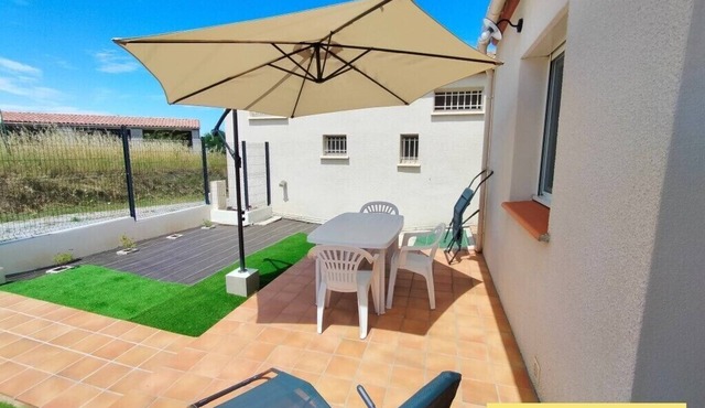 Les Gîtes du Gabiat à Leuc 44m² Pour 3 Pers. à 15 mn de la Cité de Carcassonne