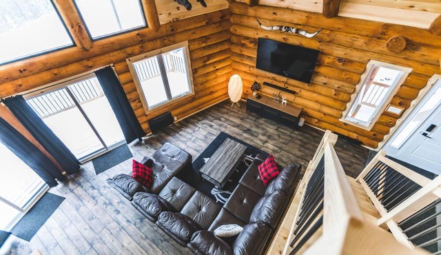 LES GRANDS BOIS - BRAND NEW MODERN LOG CABIN NEAR THE SKI RESORT