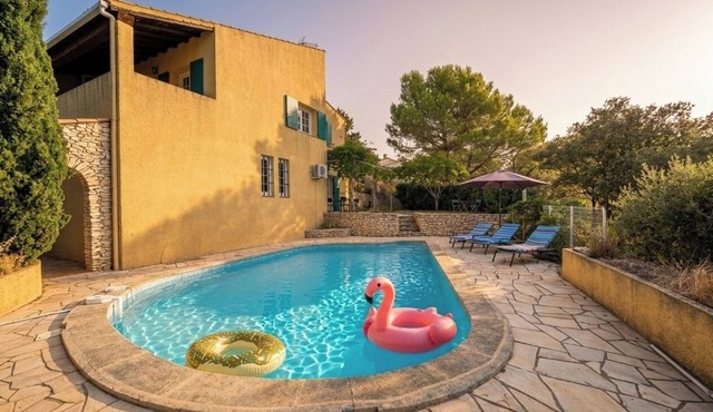 Les Hauts de Bezouce, private pool, views and calm