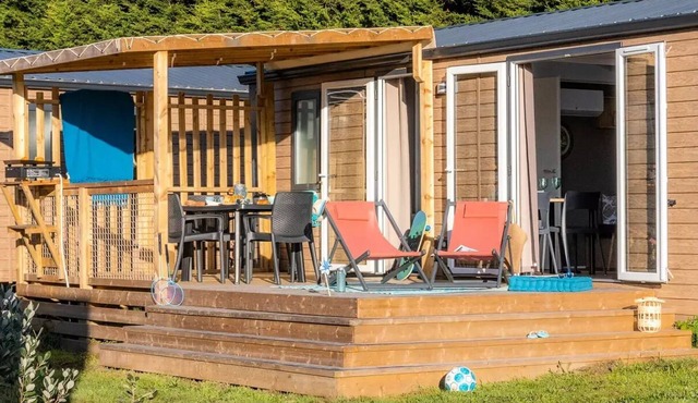 Les Jardins du Morbihan campsite* - Mobil-home Confort Plus TV LV 3 rooms 4 people