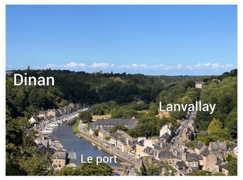 Les libellules, maison de ville, classé 4 étoiles avec baignoire spa à Dinan Lanvallay