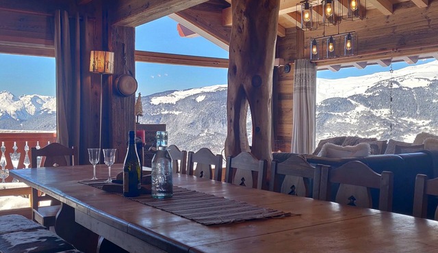 Les Mélèzes - Very beautiful Chalet 200m from the slopes of La Plagne - 12-15 pers.