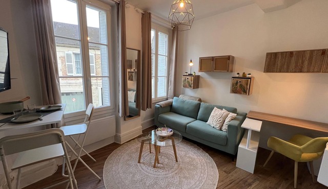 Les nids de Laon le colibri Renovated studio, city center near cathedral