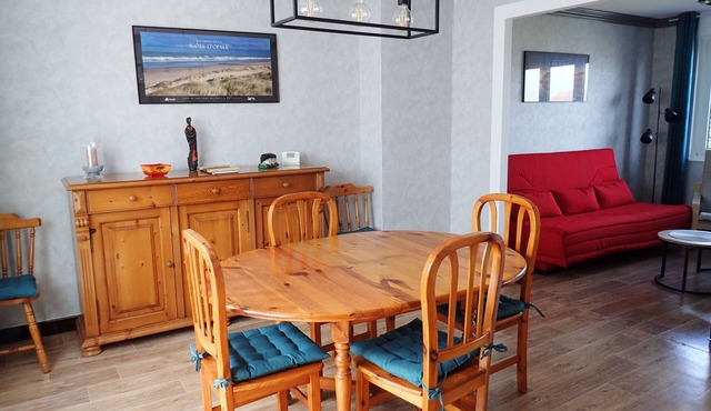 Les Oyats" house 400 m from a beautiful sandy beach