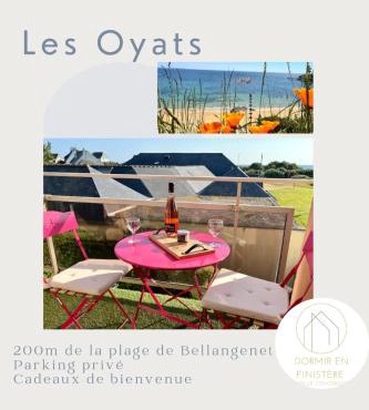 Les Oyats, vue sur mer, parking, GR34