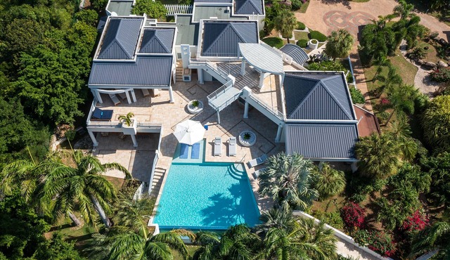 Les Palmiers Bleus | Ocean Front - Located in Tropical Terres Basses with Private Pool