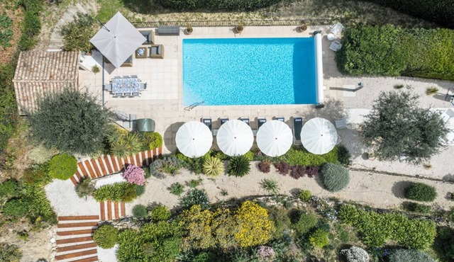 Les Papillons : Beautiful Provencal Villa With Unimpeded Views on Gourdon Valley