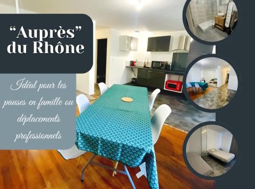 Les Rives des Pénitents, Proche du Rhône, 5 couchages