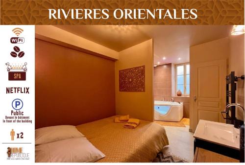 Les Rivières Orient ales Homerepublique à Cravant avec Jacuzzi